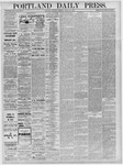 Portland Daily Press: August 28,1879