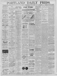 Portland Daily Press: October 07,1879