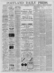 Portland Daily Press: October 11,1879