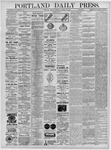 Portland Daily Press: October 13,1879
