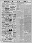Portland Daily Press: October 30,1879