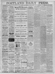 Portland Daily Press: October 31,1879