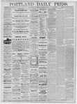 Portland Daily Press: November 22,1879