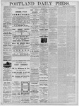 Portland Daily Press: November 25,1879