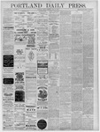 Portland Daily Press: January 03,1879