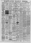 Portland Daily Press: March 28,1879