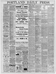 Portland Daily Press: April 25,1879