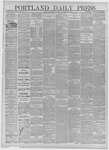 Portland Daily Press: July 18,1879