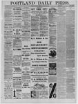 Portland Daily Press: July 25,1879