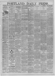 Portland Daily Press: July 29,1879