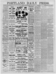Portland Daily Press: April 22,1880