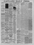 Portland Daily Press: August 20,1880