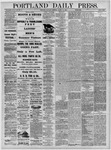 Portland Daily Press: August 21,1880