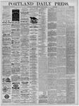Portland Daily Press: August 25,1880