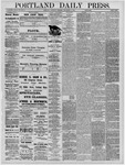 Portland Daily Press:  September 09,1880