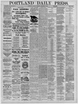 Portland Daily Press: September 25,1880