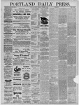 Portland Daily Press:  October 08,1880
