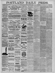 Portland Daily Press:  October 11,1880