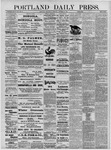 Portland Daily Press: October 13,1880