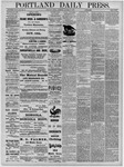 Portland Daily Press: October 15,1880
