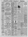 Portland Daily Press:  October 22,1880