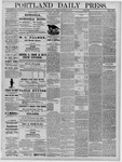 Portland Daily Press:  October 29,1880