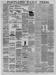 Portland Daily Press:  October 30,1880