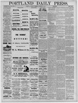 Portland Daily Press: November 20,1880