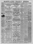Portland Daily Press: November 24,1880