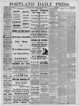 Portland Daily Press: November 25,1880