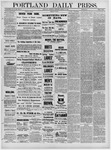 Portland Daily Press: March 17,1881