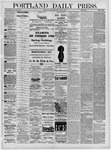 Portland Daily Press: June 24,1881