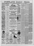 Portland Daily Press: August 06,1881