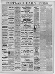 Portland Daily Press: August 25,1881