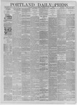 Portland Daily Press: October 24,1881