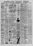 Portland Daily Press: March 10,1882