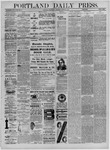 Portland Daily Press:  March 22,1882