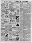 Portland Daily Press:  April 10,1882