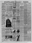 Portland Daily Press:  April 11,1882