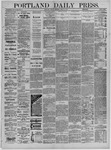 Portland Daily Press:  April 21,1882