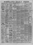 Portland Daily Press: April 25,1882