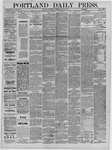 Portland Daily Press:  April 26,1882