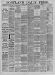 Portland Daily Press: May 06,1882