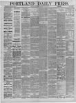 Portland Daily Press: May 10,1882