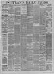 Portland Daily Press: May 12,1882