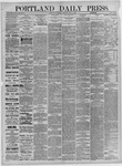 Portland Daily Press: May 13,1882