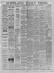 Portland Daily Press: May 24,1882
