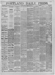 Portland Daily Press: May 26,1882