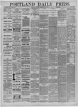 Portland Daily Press: May 27,1882