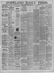 Portland Daily Press: May 29,1882